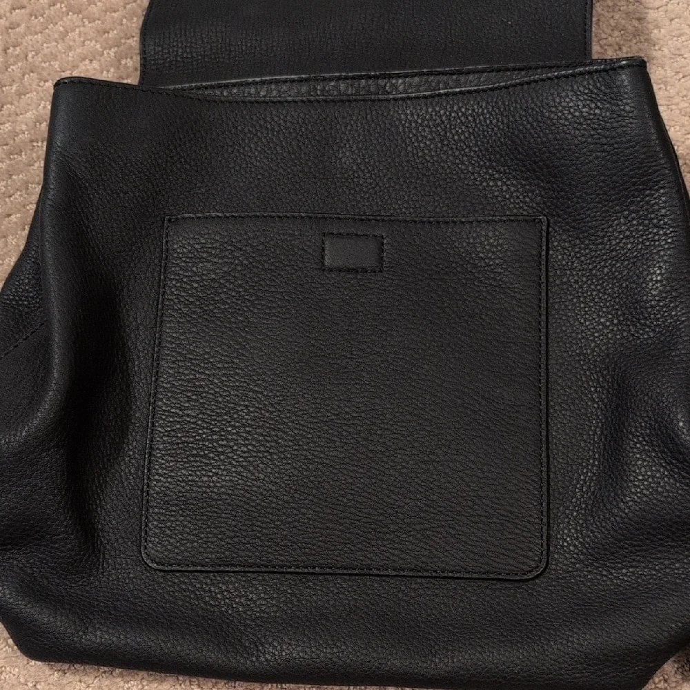Tory Burch Black Mini Chelsea Backpack with Gold Accent EUC